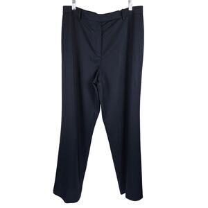 Brooks Brothers 100% Wool Fully Lined Black Business Work Women's Pants 14